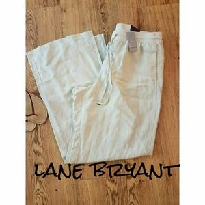Lane bryant linen pants